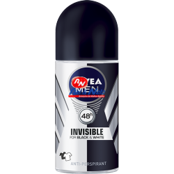 Deo Roll-on Nivea  Invisible Black & White Men 50 ml