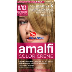 Tinta para Cabelo Amalfi Louro Claro Refª 8/03