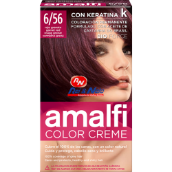 Tinta para Cabelo Amalfi Louro Vermelho Romã Refª 6/56