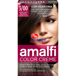 Tinta para Cabelo Amalfi Castanho Escuro Refª 3/00