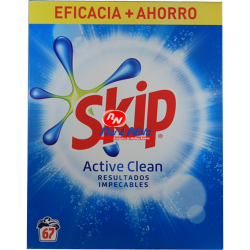 Detergente Roupa Pó Skip Active Clean 67 Doses