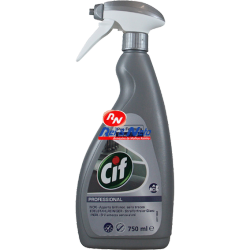 Spray Profissional Cif 750 ml Inox s/ Aroma