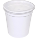 Taça de Sopa Refª 802 Branca/Incolor c/ tampa (+/- 1000 ml)