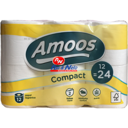 Papel Higienico Amoos c/ 35 mts 12x8 rolos