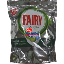 Detergente Máquina Loiça Fairy Pastilhas All in 1 Platinum 40 doses