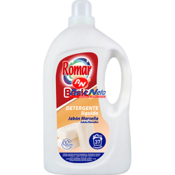 Detergente Roupa Liquido Romar Basec 2600 ml Sabão Marselha