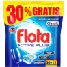 Detergente Máquina Loiça Flota Cápsulas Classic Active Plus 50+15 doses