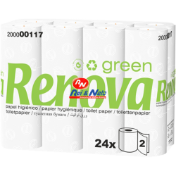 Papel Higienico Renovagreen 200 2 fls 4x24 rolos