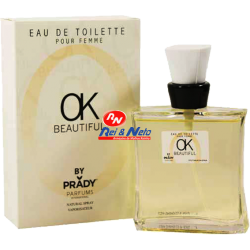 Perfume EDT Prady OK Beautiful para Senhora 100 ml