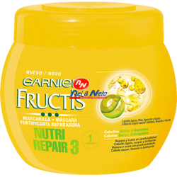 Mascara Capilar Fructis 400ML Nutritiva Reparadora Tripla Ação