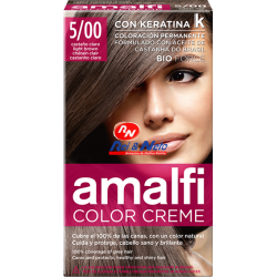 Tinta para Cabelo Amalfi 21 Castanho Claro Refª 5/00