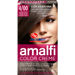 Tinta para Cabelo Amalfi 22 Castanho Medio Refª 4/00