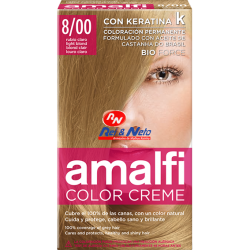 Tinta para Cabelo Amalfi 44 Louro Claro Refª 8/00