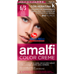Tinta para Cabelo Amalfi Castanho Refª 6/3