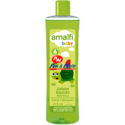 Sabonete Liquido Amalfi 415 ml Baby Aloe Vera